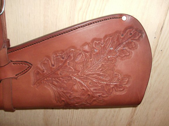 Tooled Rifle Scabbard by The Saddle Shack at CustomMade.com
