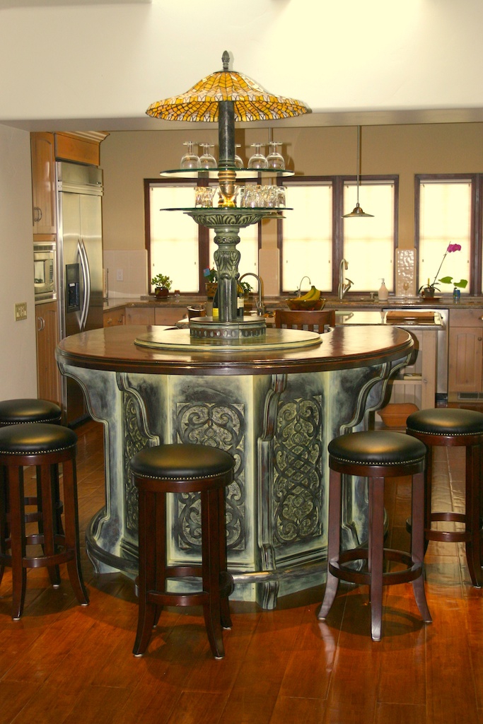 Circular Bar by Woodgrain Woodworks at CustomMade.com