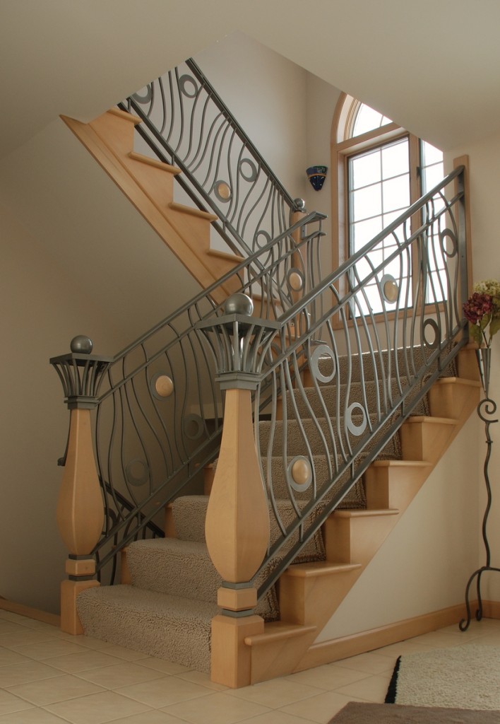 3-Story Railing System by Third Street Studios at CustomMade.com