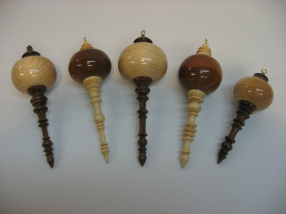 Wooden Christmas Tree Ornaments by Batterman's Custom Woodworking at CustomMade.com