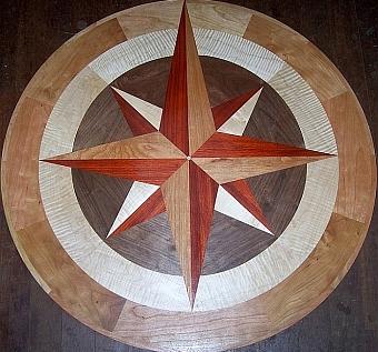 Hardwood Floor Medallions by Majestic Medallions and Inlays at CustomMade.com