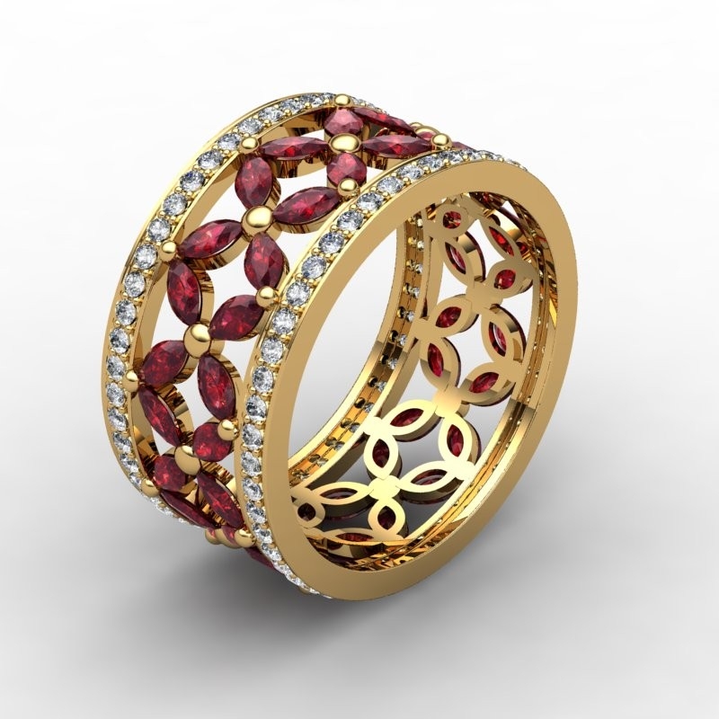 Ruby and Diamond Ring by Paul Michael Design at CustomMade.com