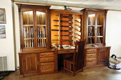 Amish Made Custom Gun Cabinet by The Woodloft at CustomMade.com