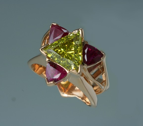 Yellow Canary Ring by J.S. Gwinn Fine Jewelry at CustomMade.com