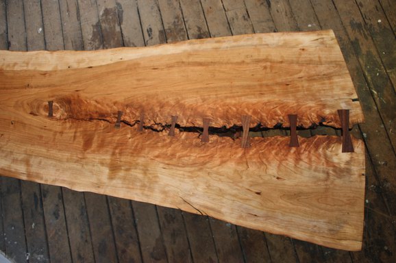 Cherry Slab Bench by Pernt at CustomMade.com